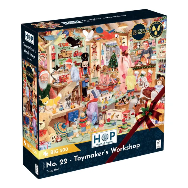 House of Puzzle No. 22 Toymaker's Workshop BIG 500 puslespil jul