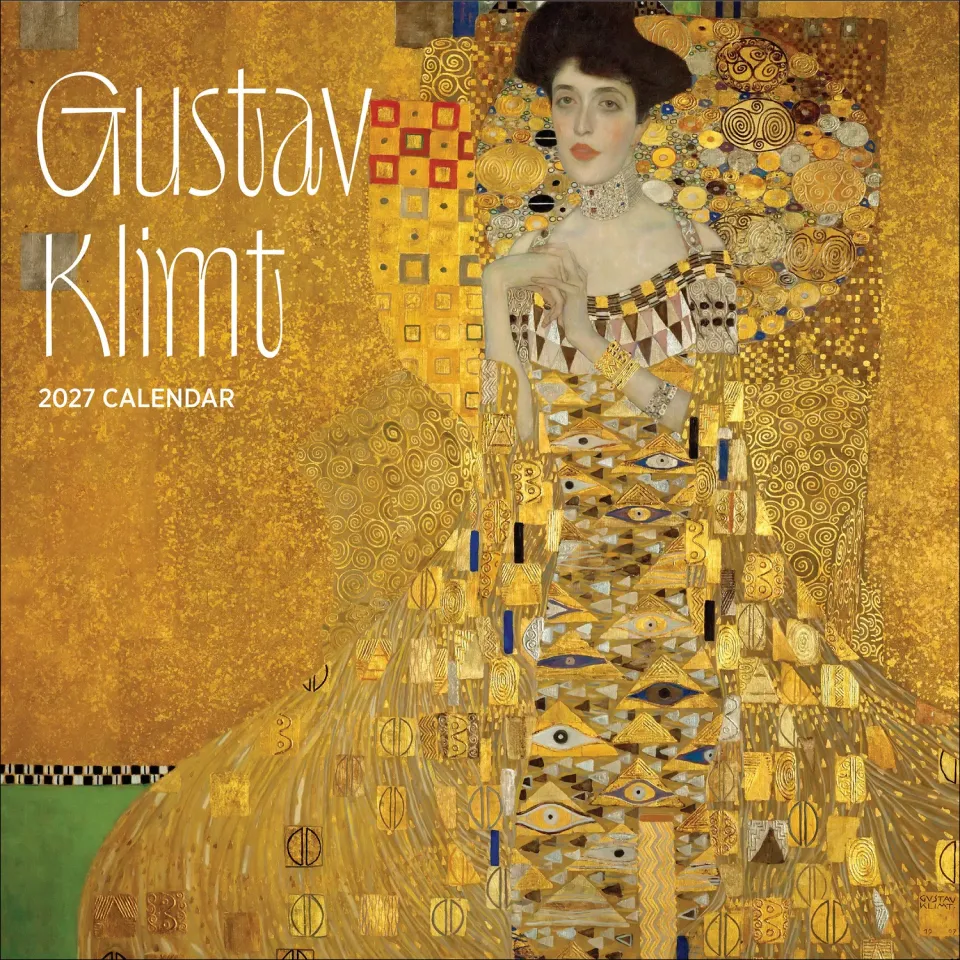 Pomegranate Gustav Klimt vægkalender 2027 kunst