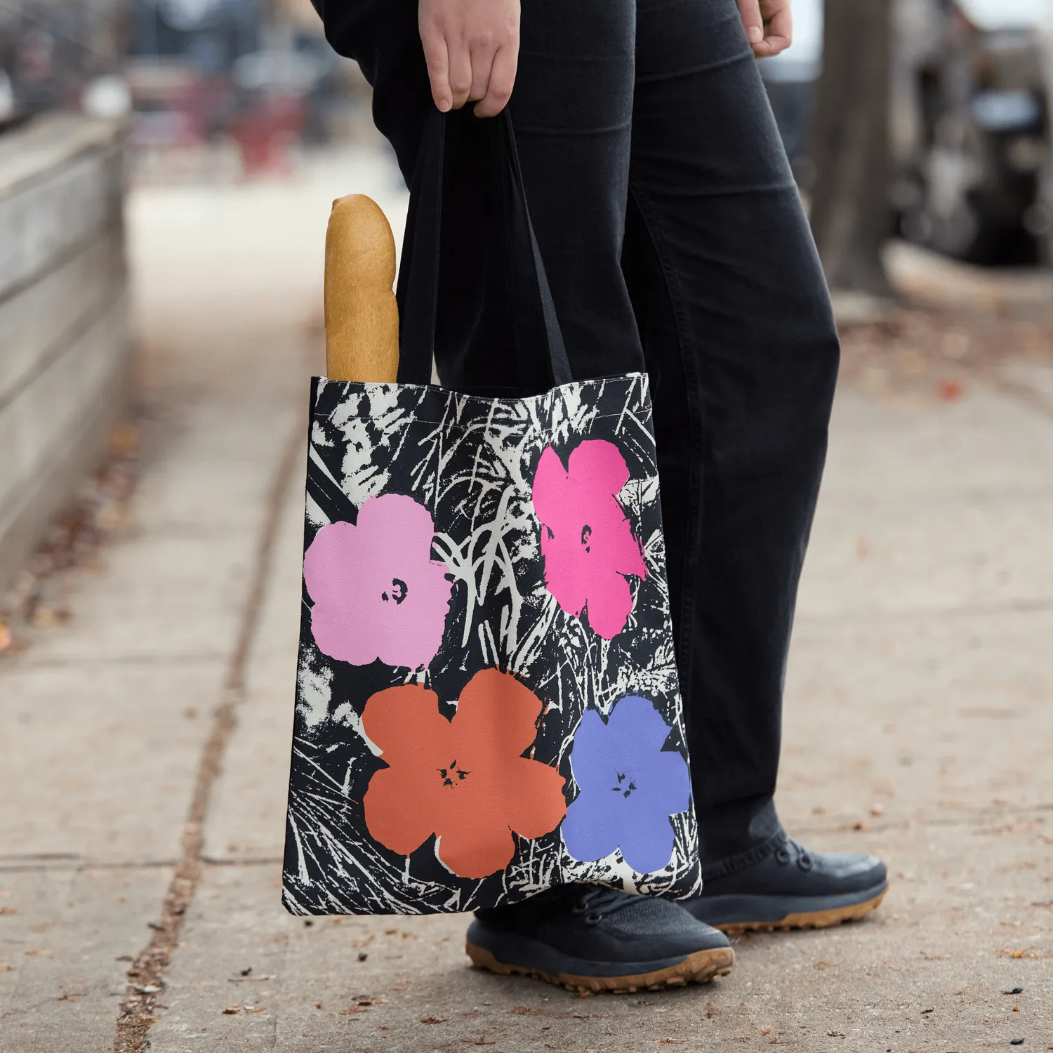 Good Puzzle Co. Warhol Flowers mulepose canvas blomster