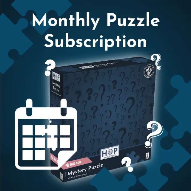 House of Puzzles Big 500 puslespil abonnement mystery 500 brikker