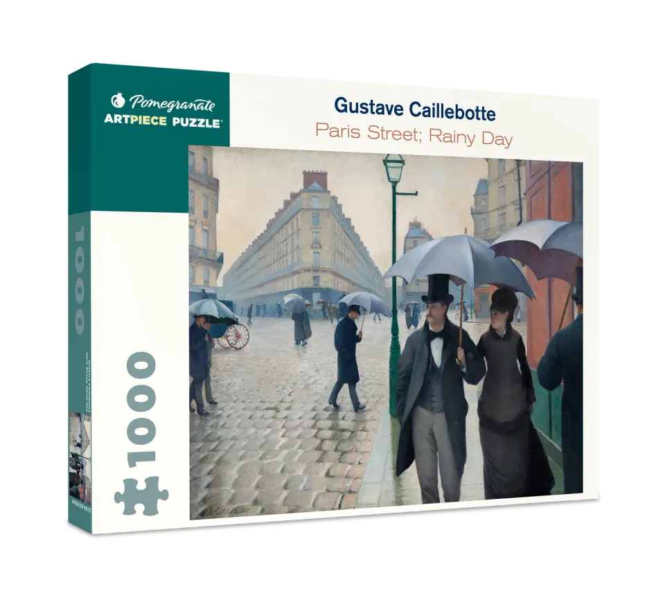Pomegranate Caillebotte Paris Street puslespil 1000 regn