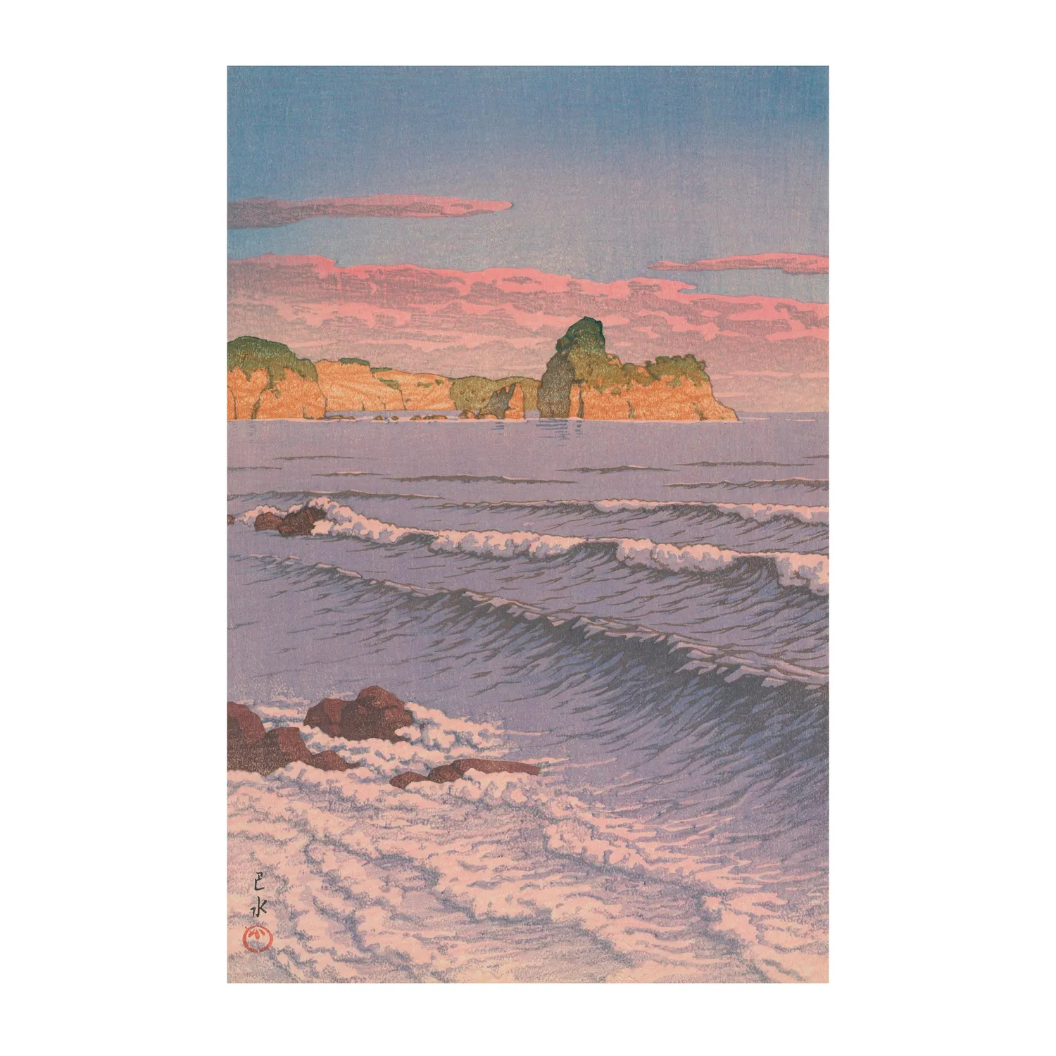 Pomegranate Kawase Hasui 2027 vægkalender landskab