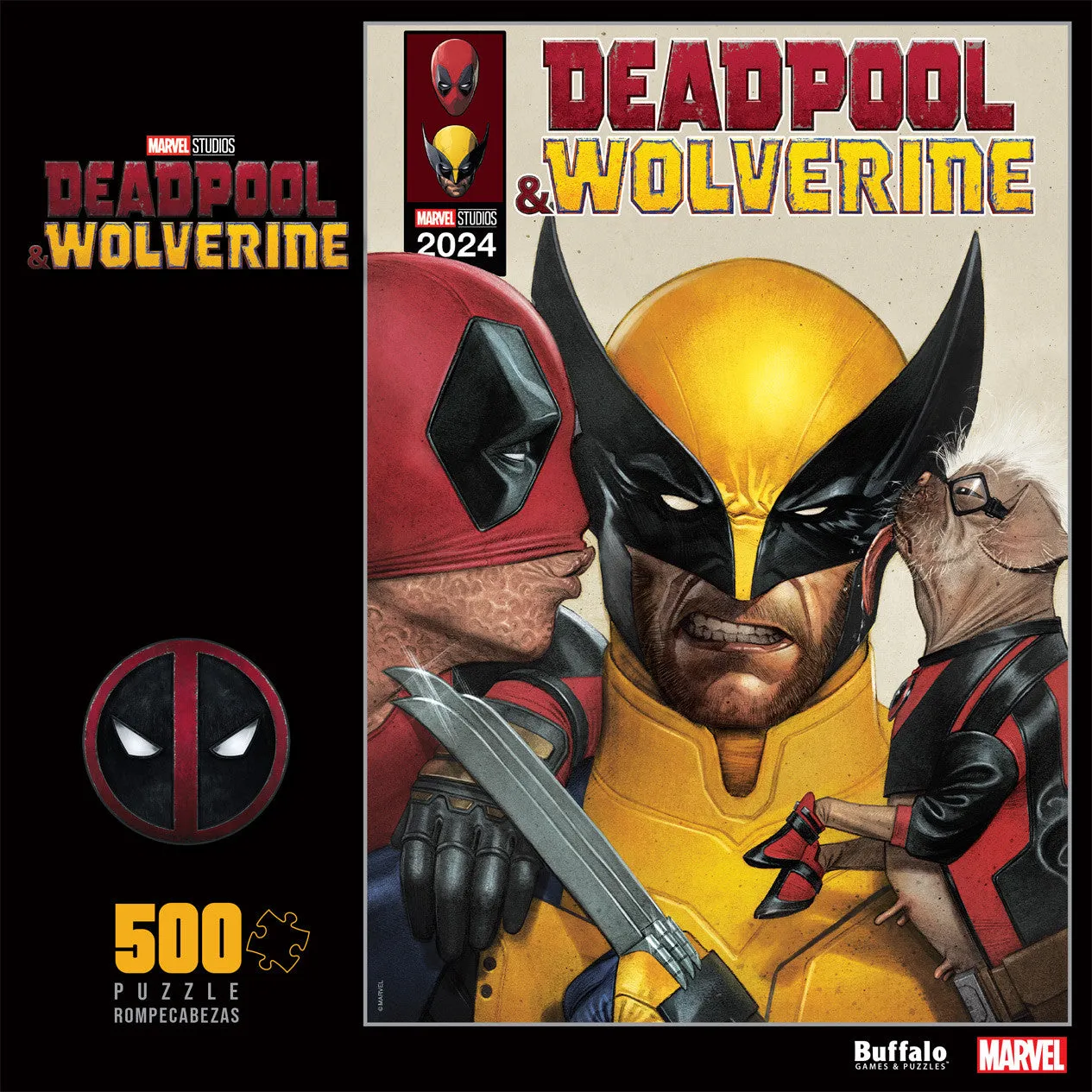 Buffalo Games Marvel Deadpool puslespil 500 brikker comic