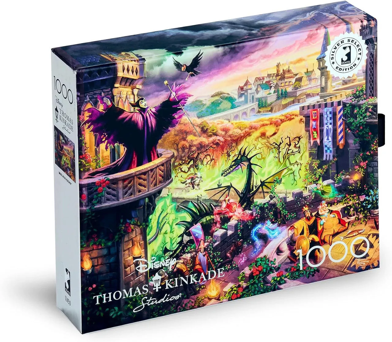 Ceaco Silver Select Maleficent puslespil 1000 brikker Disney skurk