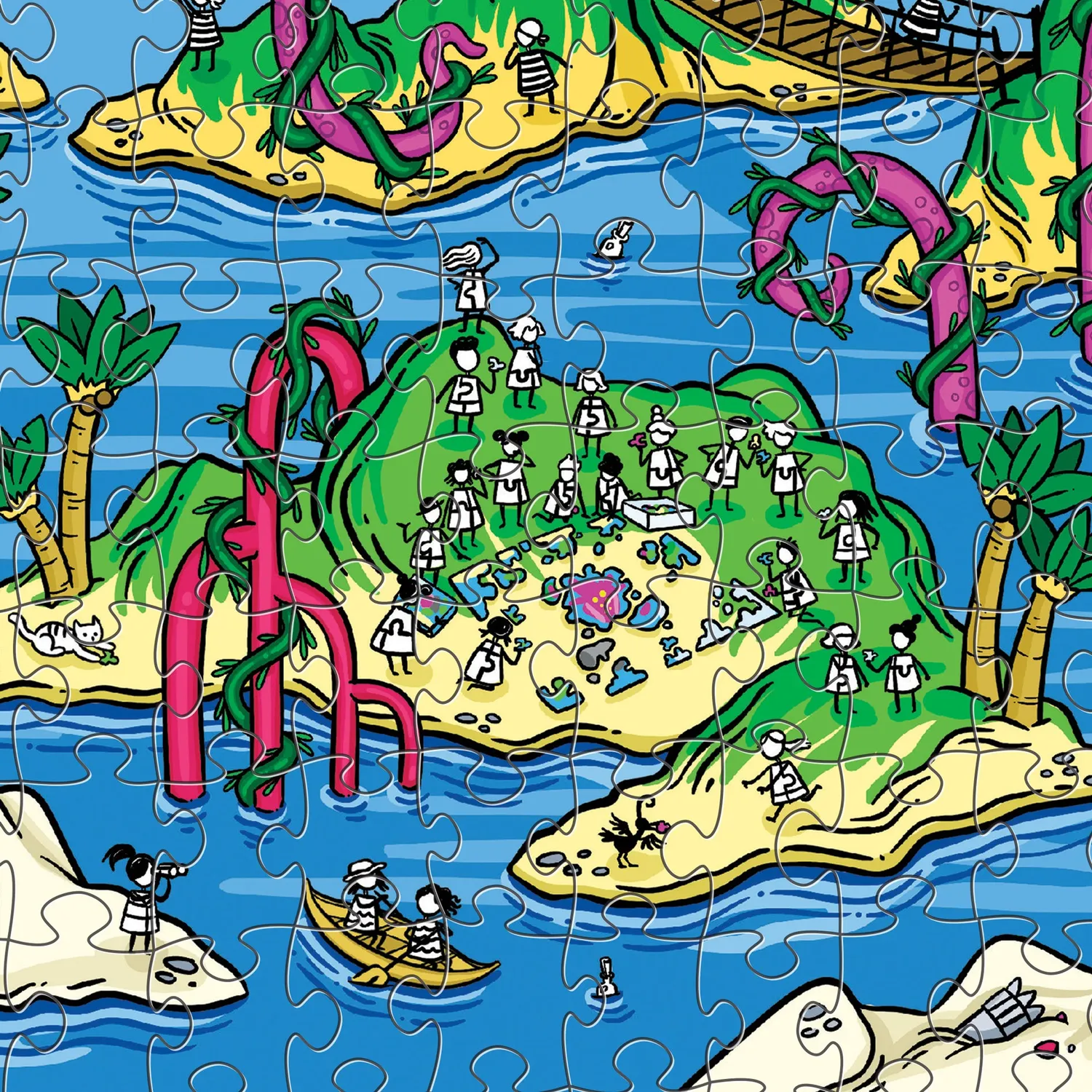Magic Puzzle Company Happy Isles puslespil paradis