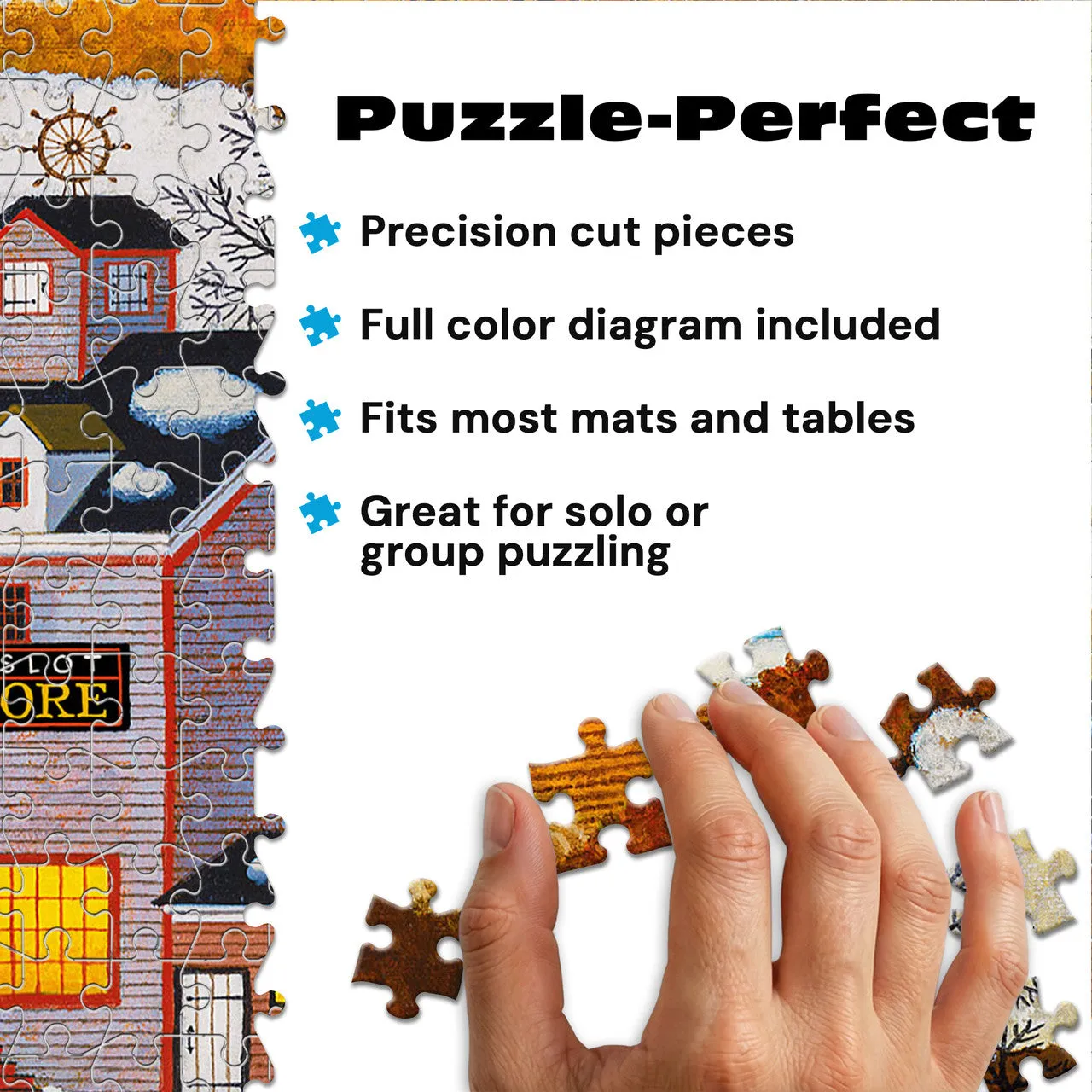 Buffalo Games Wysocki Gifts Antiques Cakes puslespil 1000
