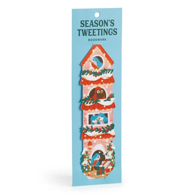 Good Puzzle Co. Season's Tweetings bogmærke fugle jul