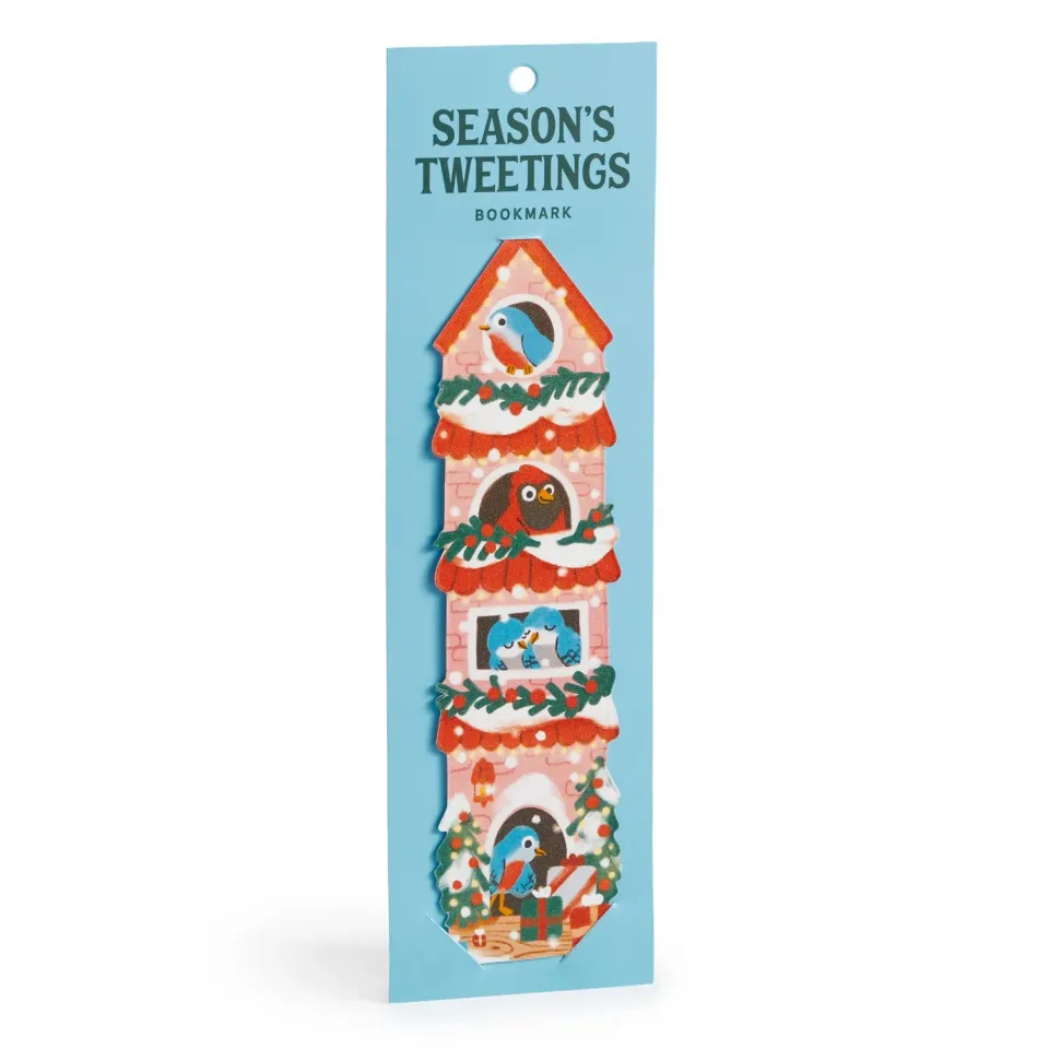 Good Puzzle Co. Season's Tweetings bogmærke fugle jul