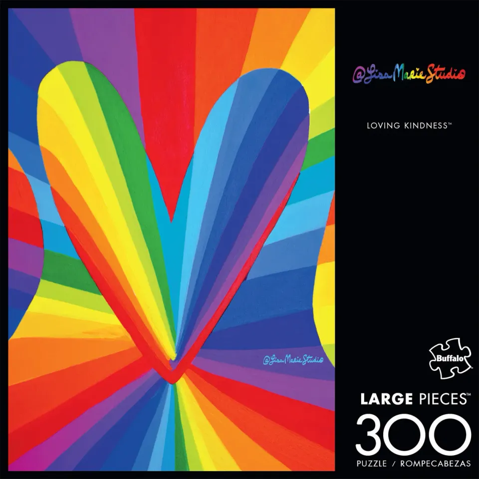 Buffalo Rainbow Loving Kindness 300 puslespil store