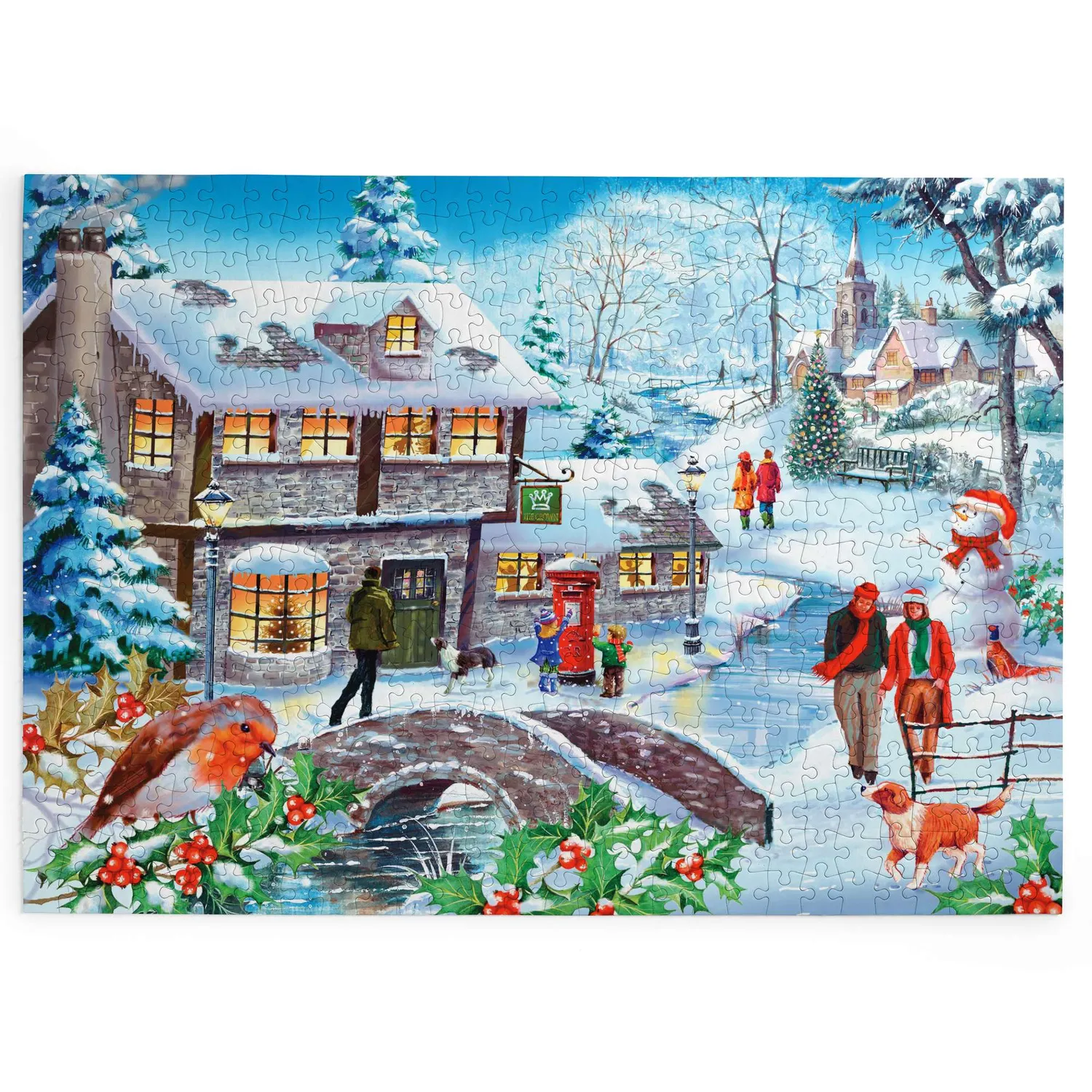 House of Puzzles BIG 500 Winter Walk puslespil 500 brikker vinter