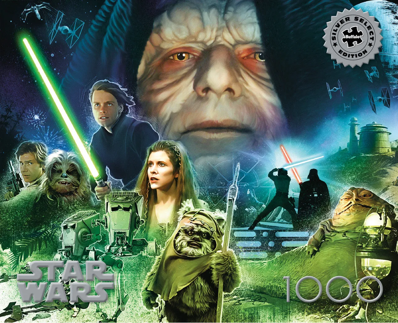 Buffalo Games Silver Select Victory for the Rebellion puslespil 1000 brikker Star Wars