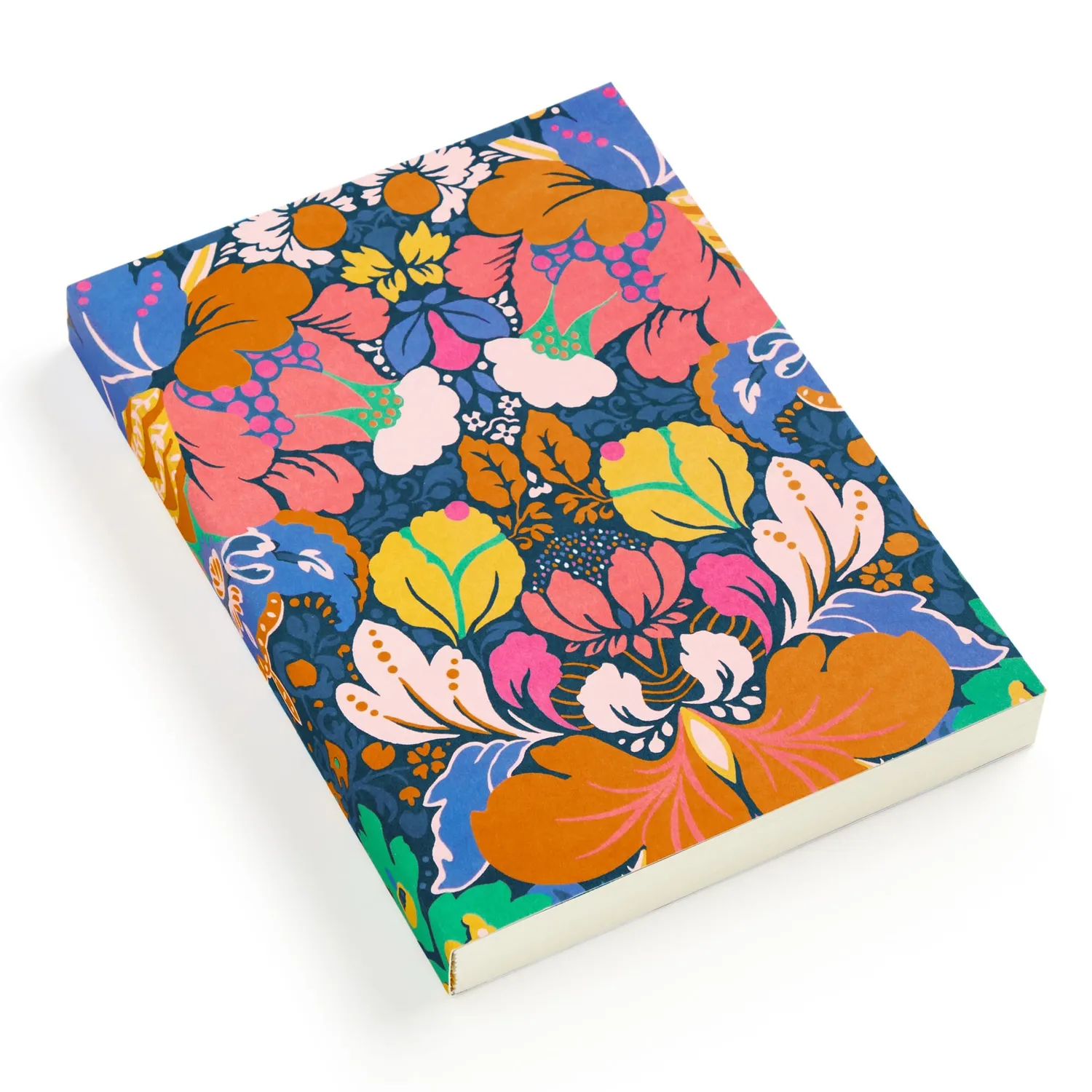 Galison Liberty Glastonbury notesbog A5 linjeret blomst