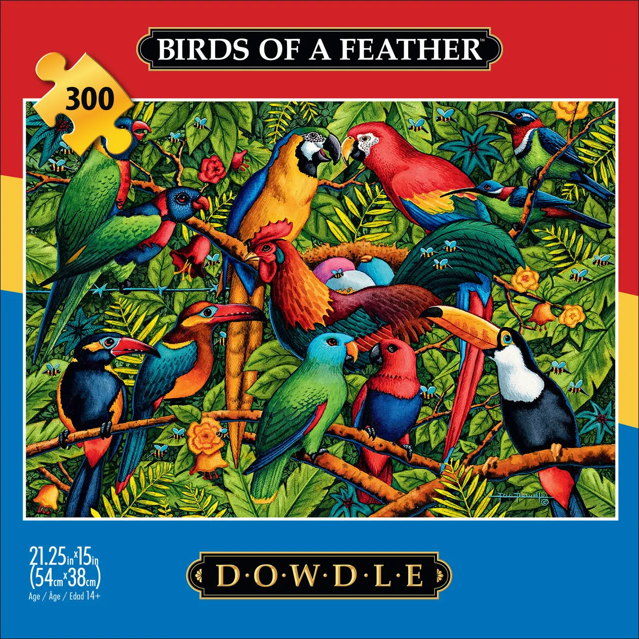 Buffalo Games Eric Dowdle Birds of a Feather puslespil 300 brikker