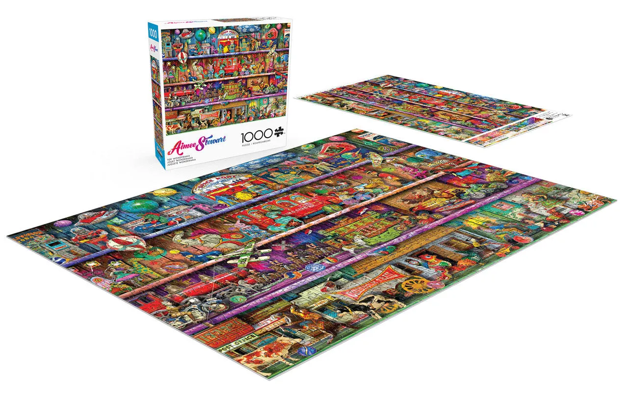 Buffalo Games Aimee Stewart Toy Wonderama puslespil 1000 brikker