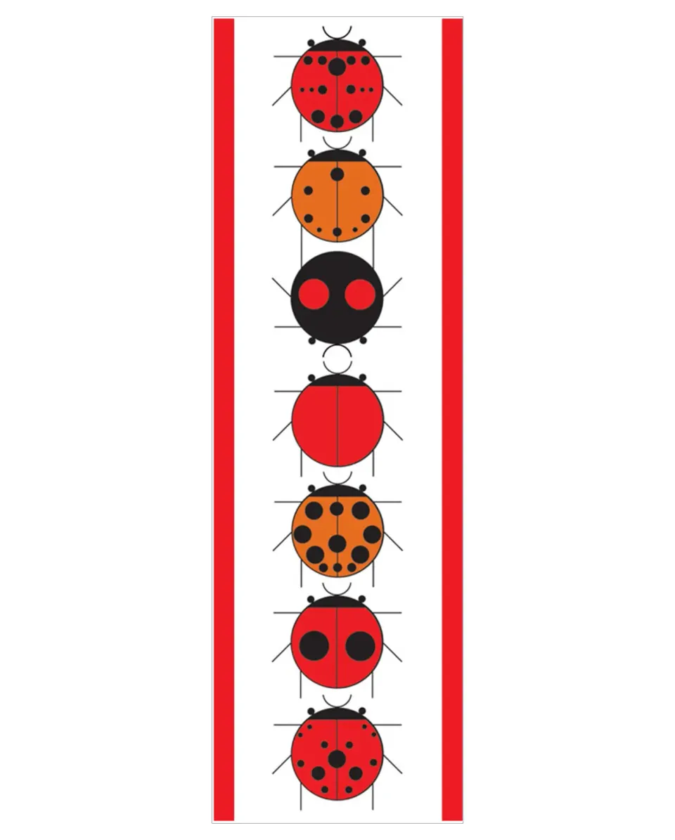 Pomegranate Charley Harper Ladybug Sampler bogmærke mariehøne