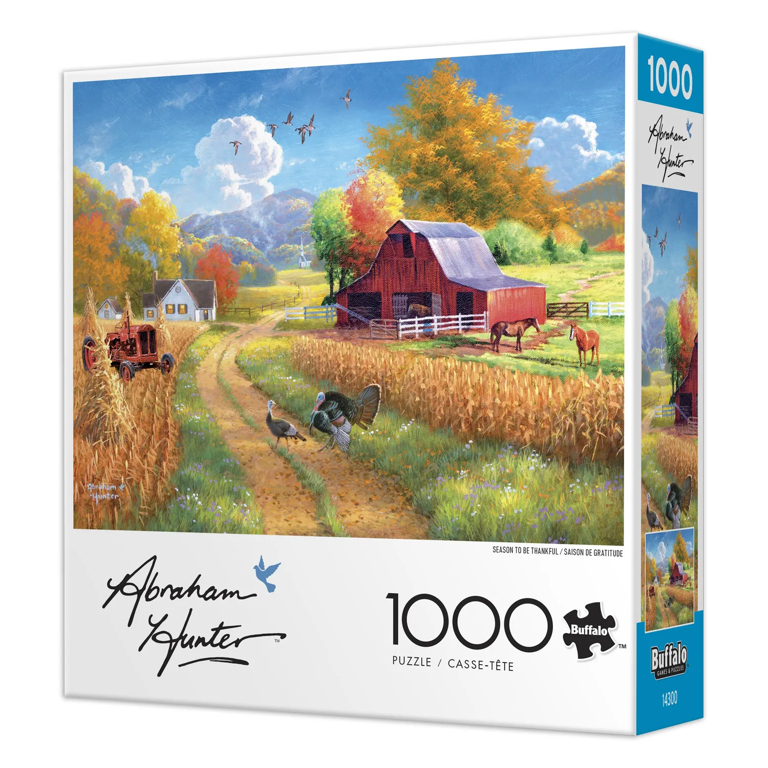 Buffalo Games Abraham Hunter Season Thankful puslespil 1000 efterår