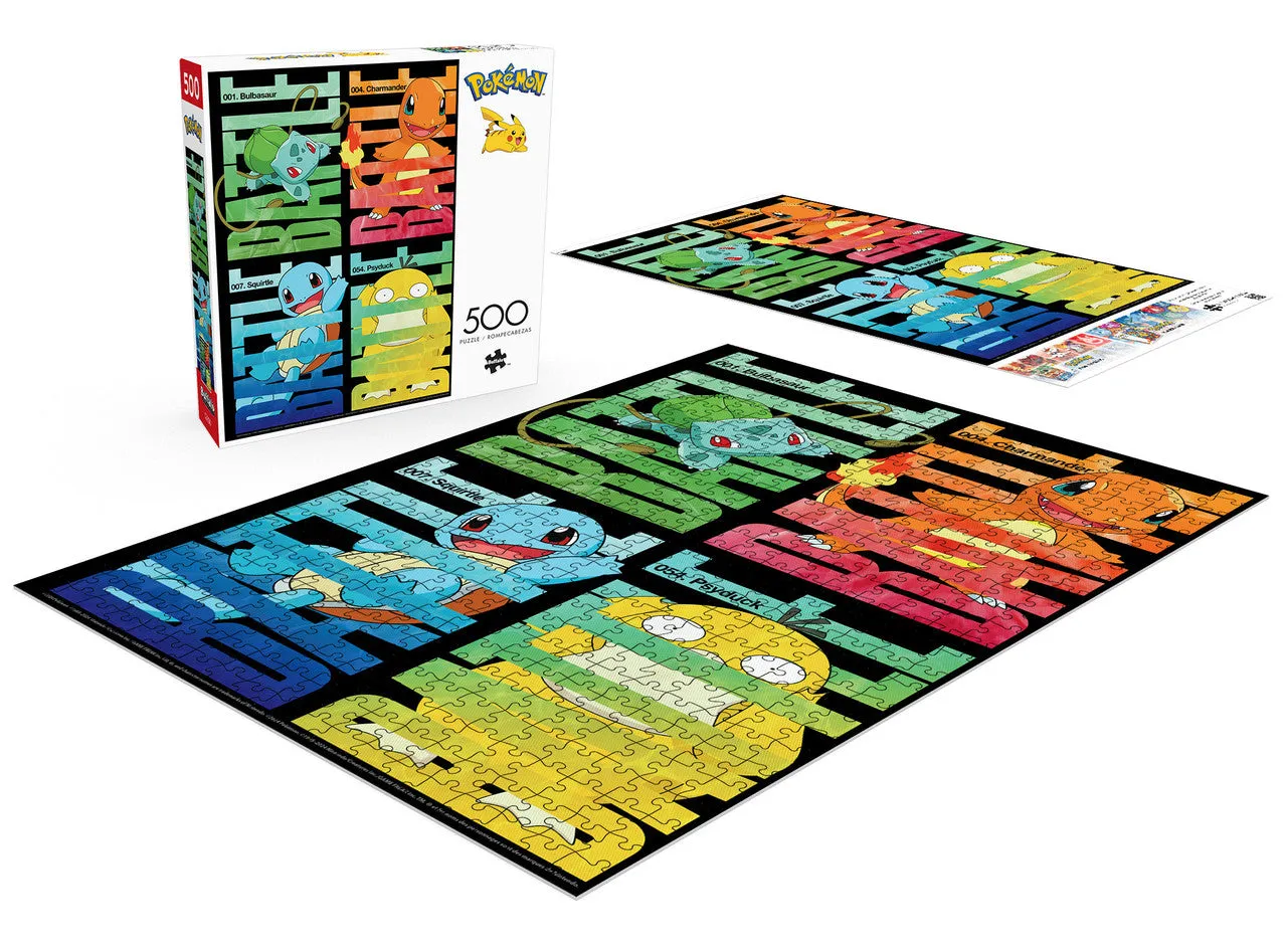 Buffalo Games Pokemon Battle puslespil 500 brikker Bulsasaur