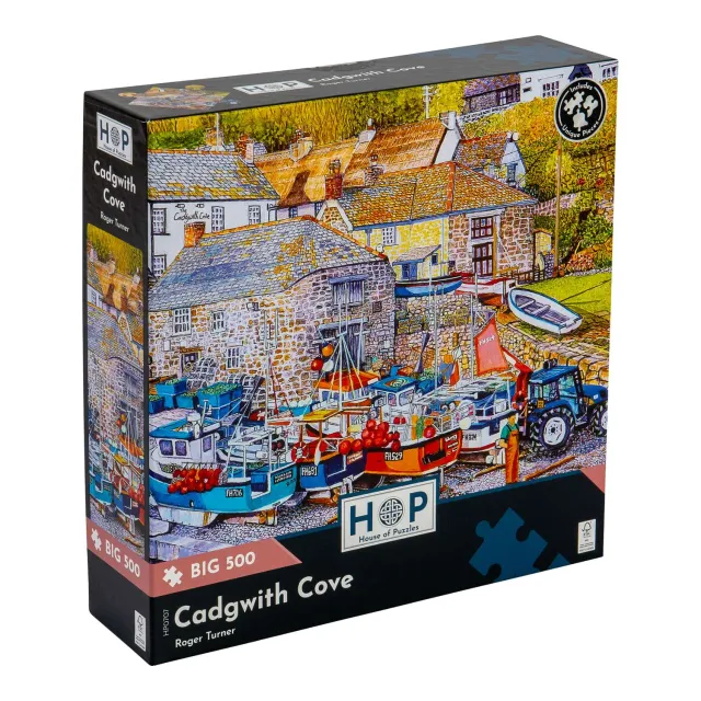 House of Puzzles BIG 500 Cadgwith Cove 500 brikker puslespil kyst