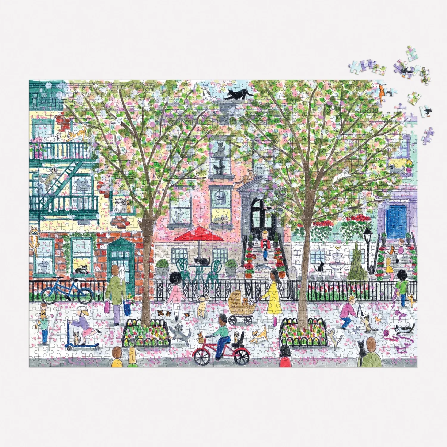 Good Puzzle Storrings Cats in the City puslespil 1000 katte