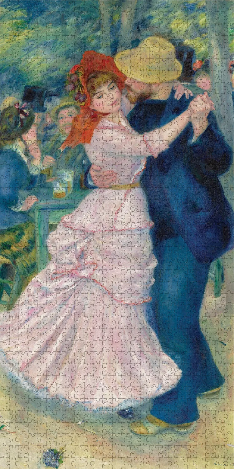 Pomegranate Renoir Dance at Bougival puslespil 1000 brikker