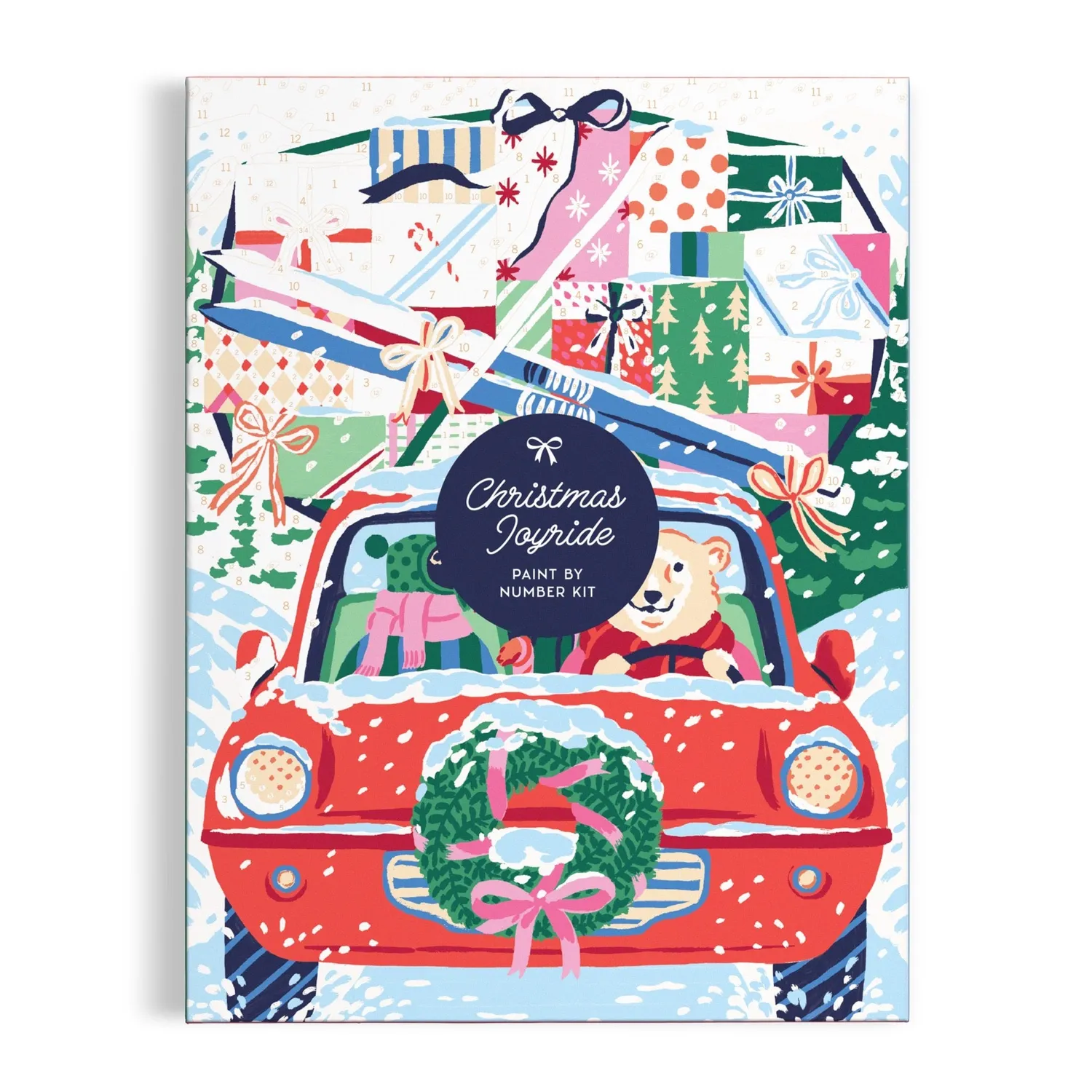 Good Puzzle Co. Christmas Joyride mal efter tal sæt 23x30 cm