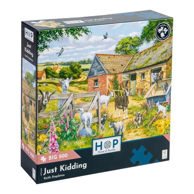 House of Puzzle BIG Just Kidding puslespil 500 store brikker