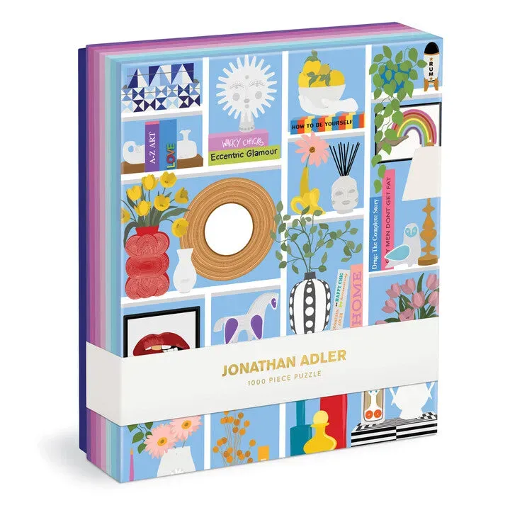 Jonathan Adler Shelfie puslespil 1000 brikker stuehylde