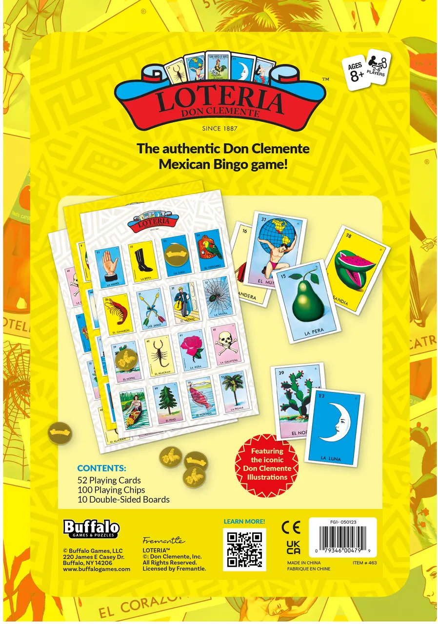 Buffalo Games Loteria brætspil samledåse – mexicansk bingo