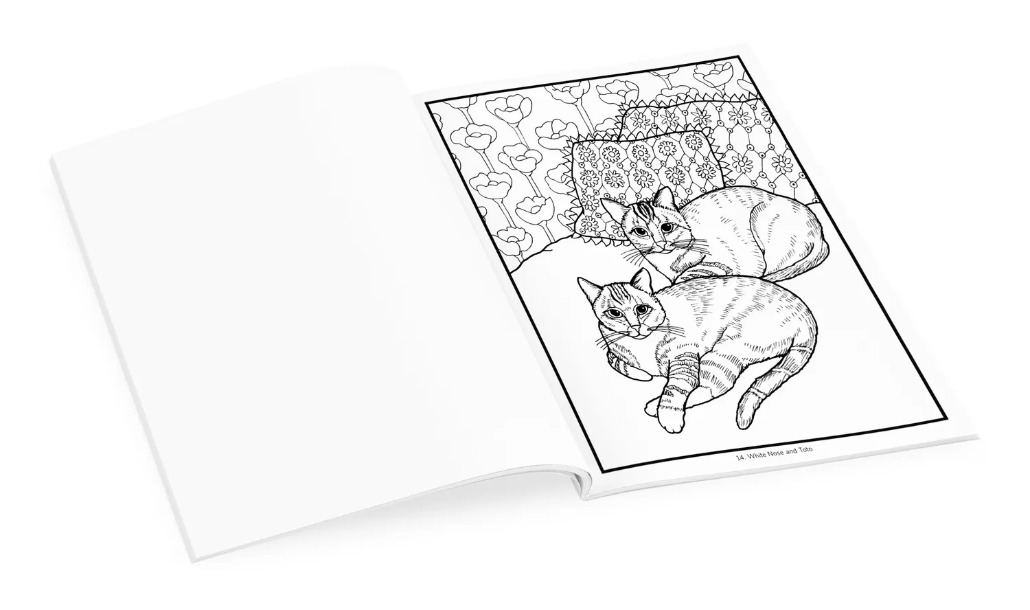 Pomegranate Mimi Vang Olsen Cats malebog katte