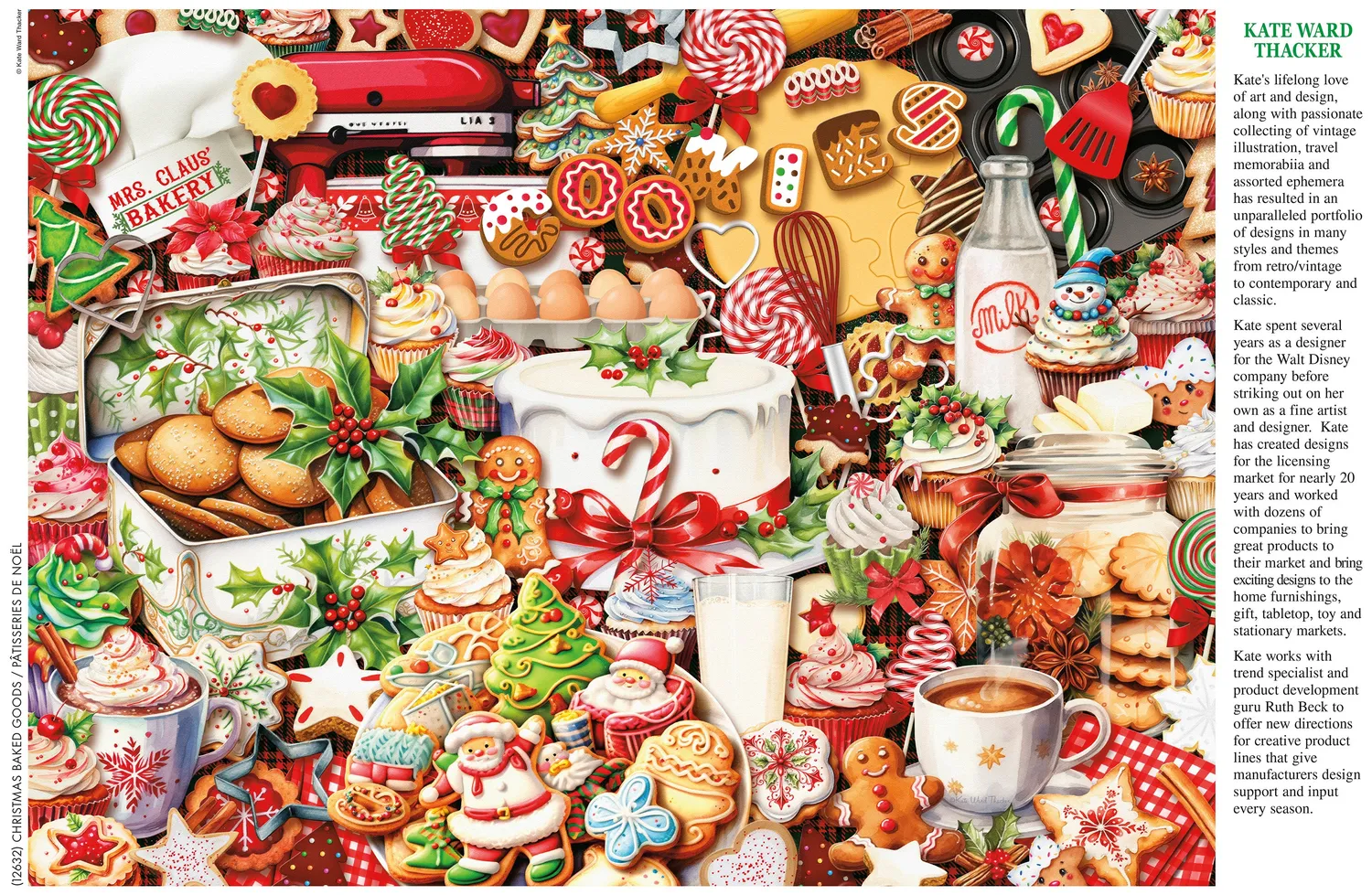 Buffalo Games Christmas Baked Goods puslespil 1000 brikker jul
