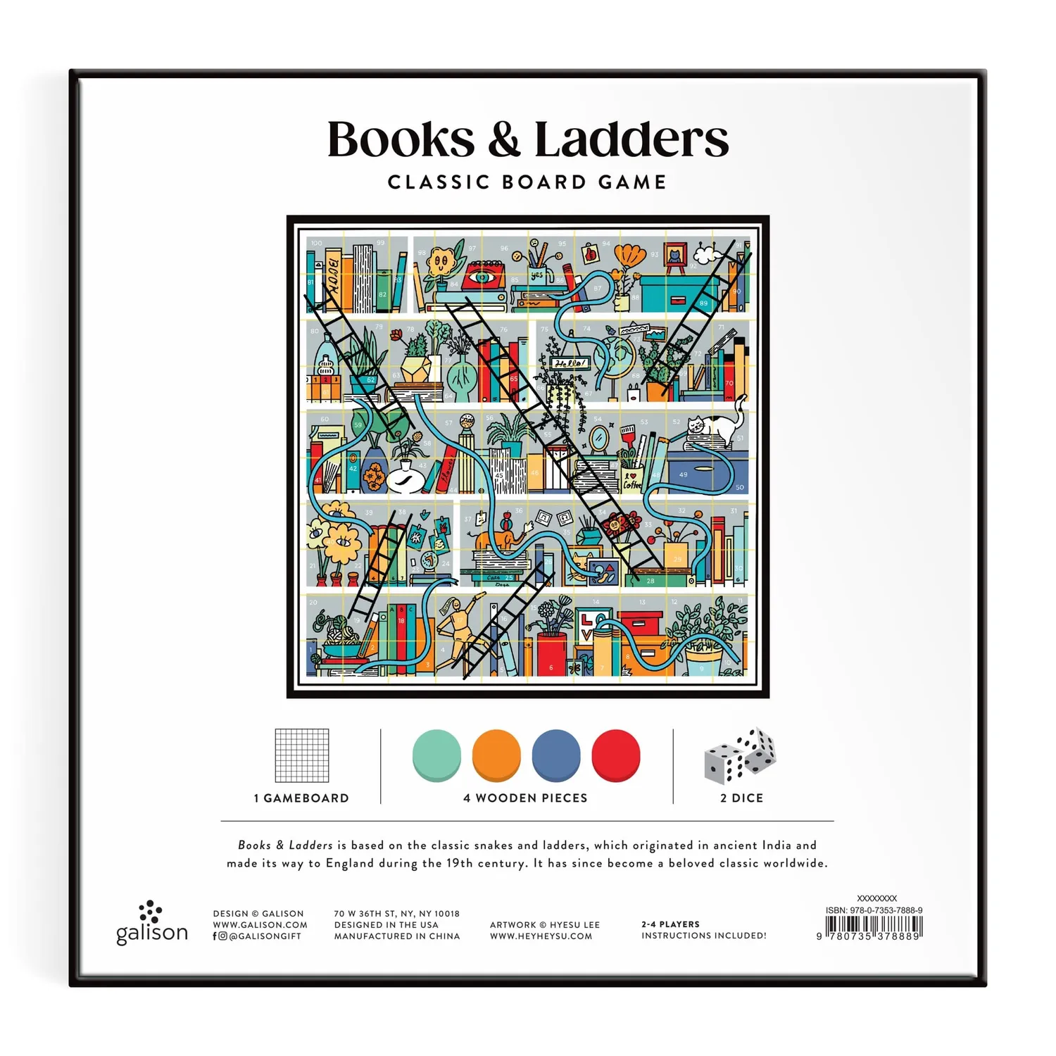 Good Puzzle Co. Books and Ladders brætspil bogreol
