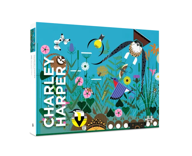 Pomegranate Charley Harper Wild Summer puslespil 1000 brikker
