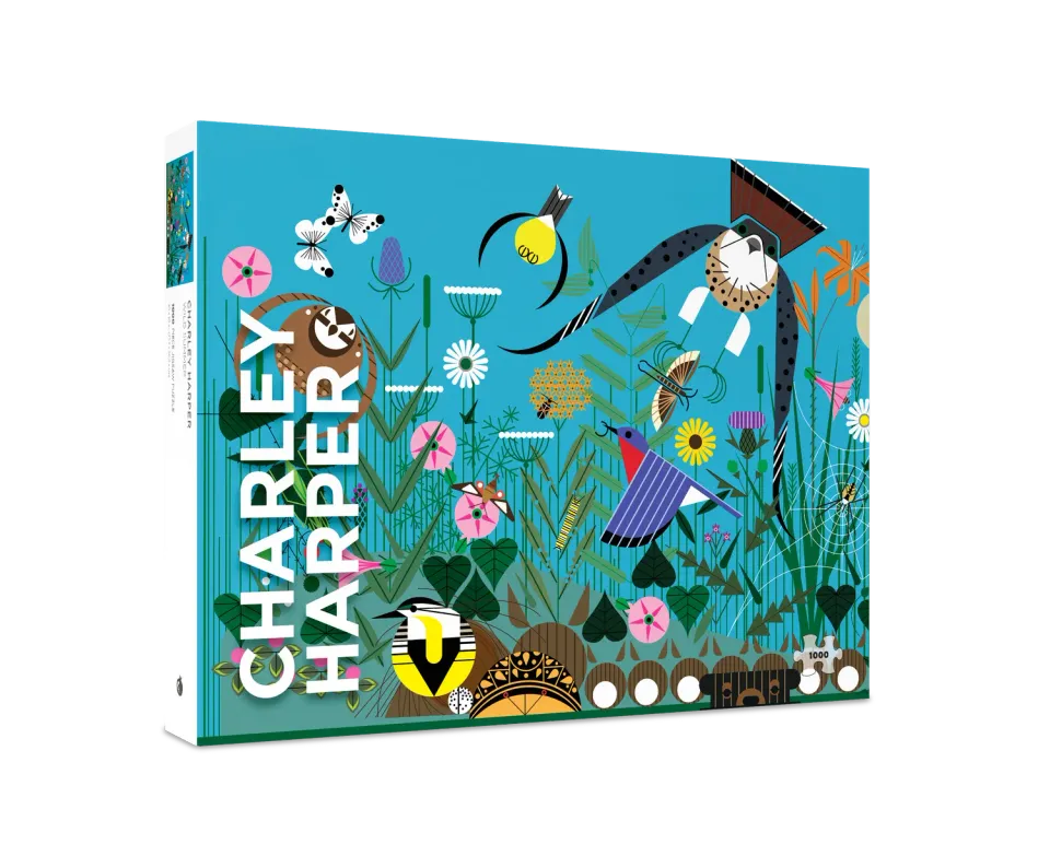 Pomegranate Charley Harper Wild Summer puslespil 1000 brikker
