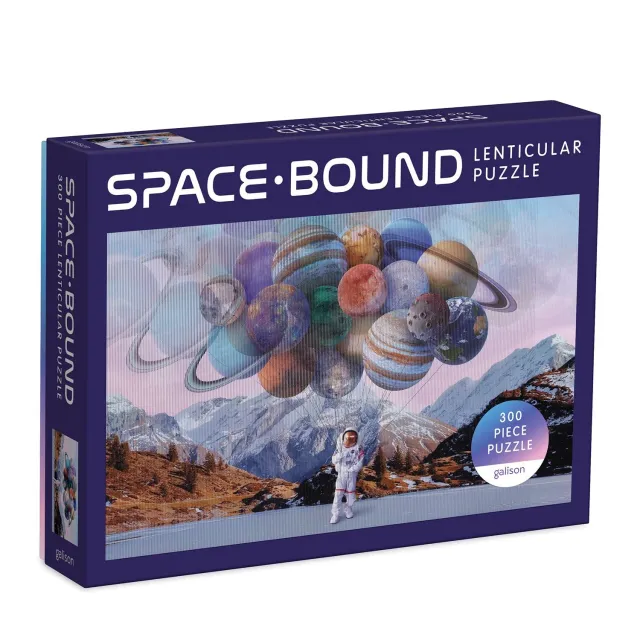 Galison Space Bound Karen Cantu 300 puslespil lenticular