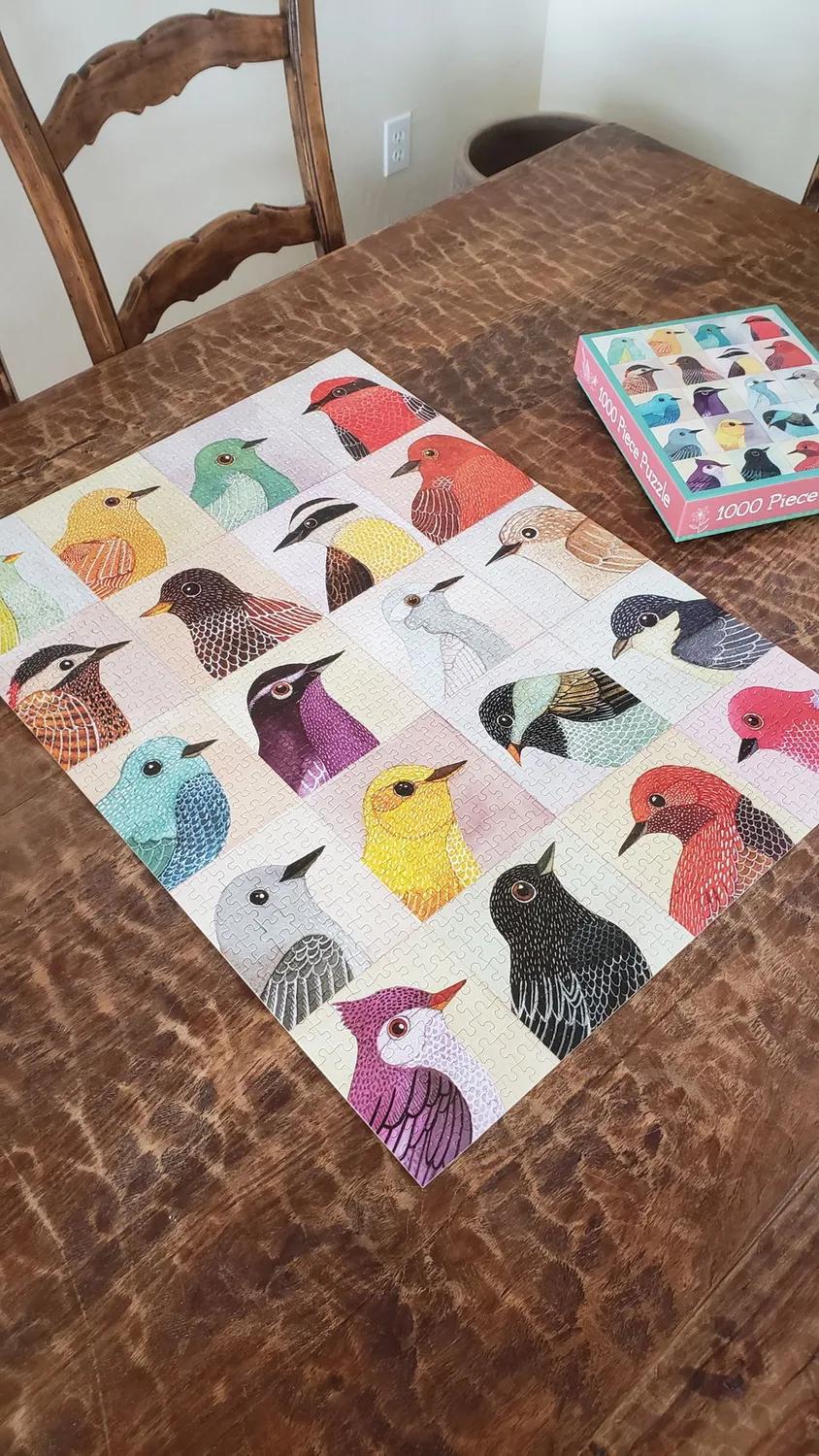 Galison Zlatkis Avian Friends puslespil 1000 brikker fugle