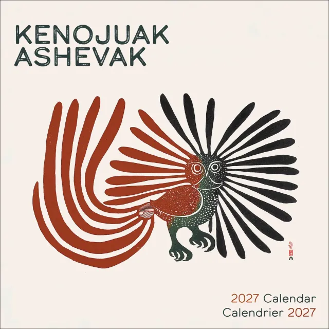Pomegranate Kenojuak Ashevak vægkalender 2027 inuit