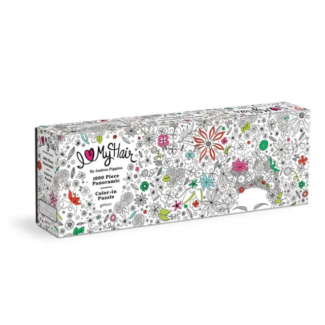 Andrea Pippins Flowers puslespil 1000 brikker malebog panorama