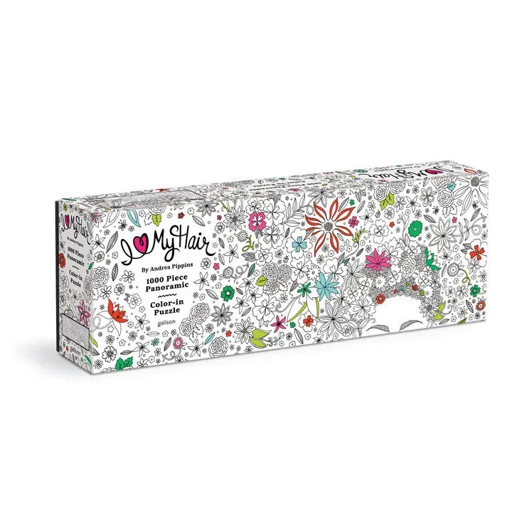 Andrea Pippins Flowers puslespil 1000 brikker malebog panorama