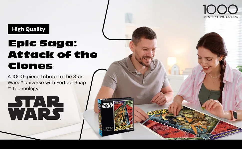 Buffalo Games Star Wars Attack of the Clones puslespil 1000 brikker