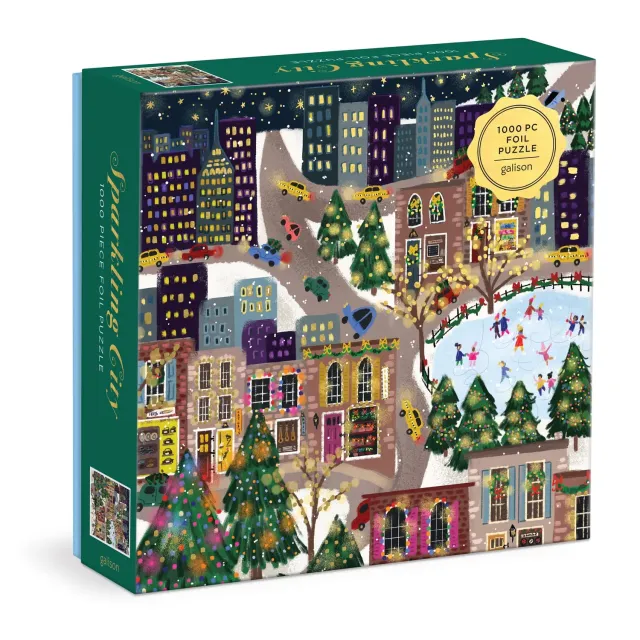 Good Puzzle Co. Joy Laforme Sparkling City 1000 puslespil folie