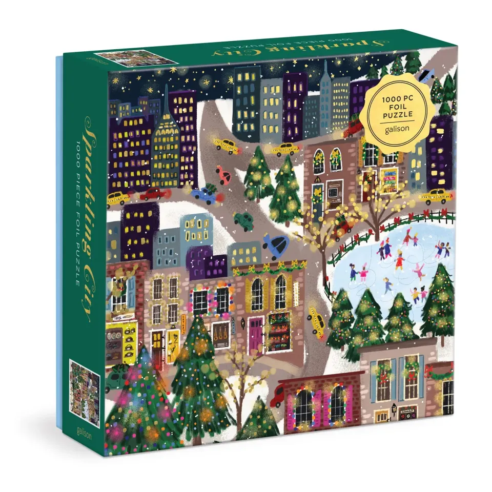 Good Puzzle Co. Joy Laforme Sparkling City 1000 puslespil folie
