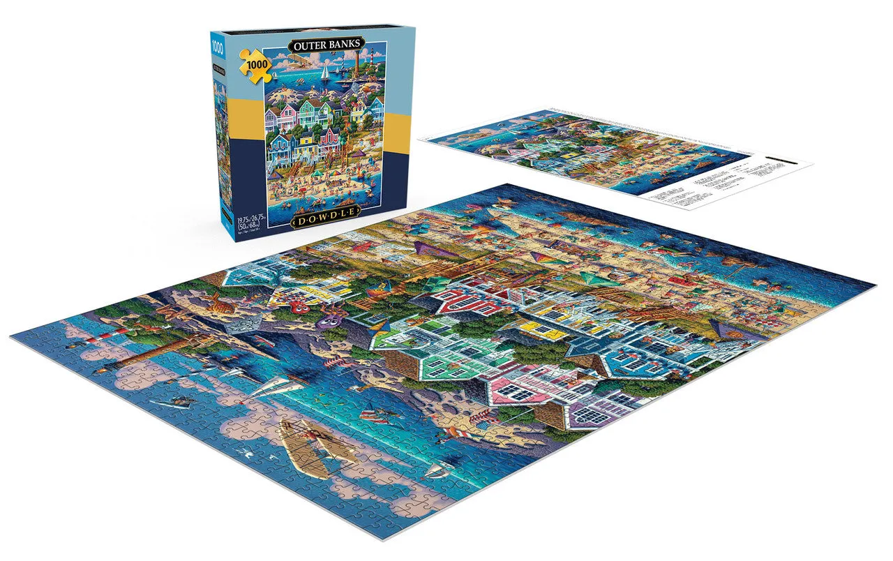 Buffalo Games Eric Dowdle Outer Banks puslespil 1000 brikker strand