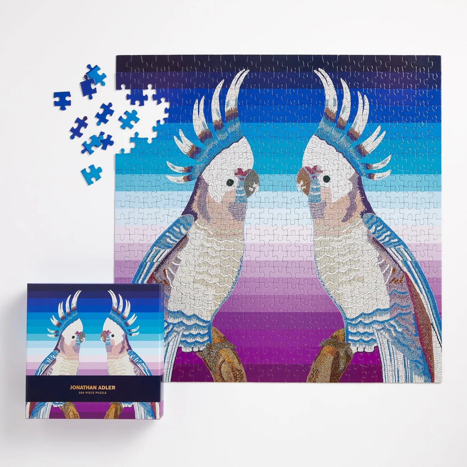 Galison Jonathan Adler Parrots puslespil 500 brikker papegøje