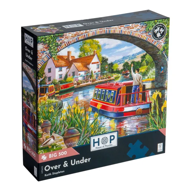 House of Puzzle BIG 500 Over & Under puslespil 500 store brikker
