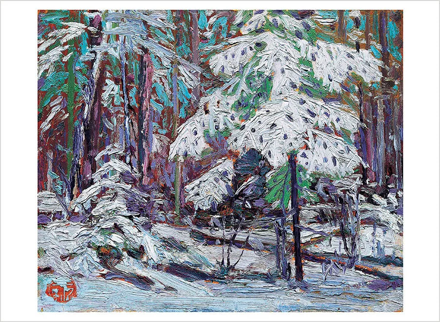 Pomegranate Tom Thomson postkortbog 30 postkort