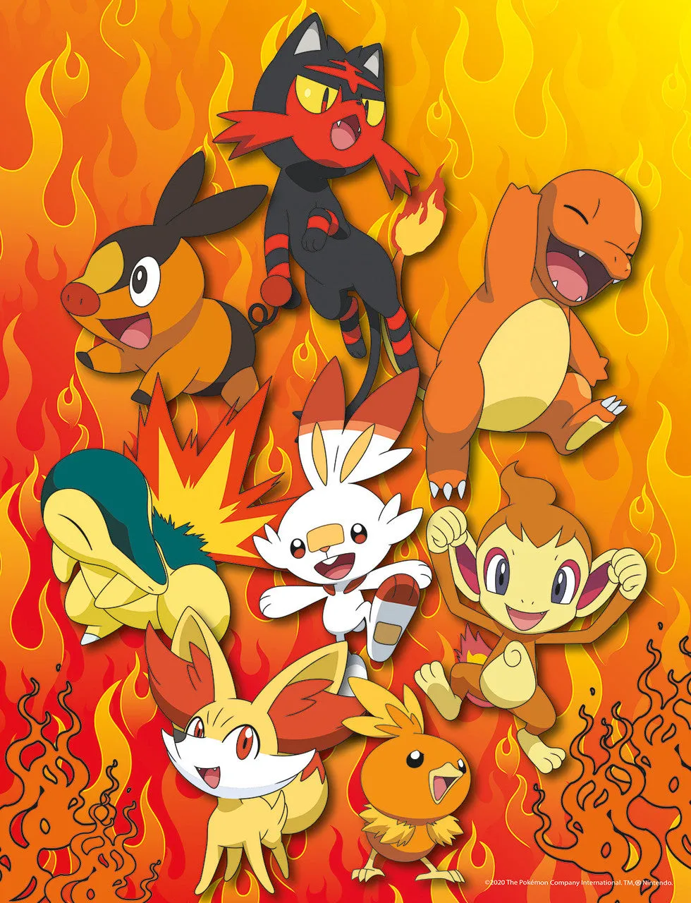 Buffalo Games Pokémon 4-i-1 puslespil multipack 300+500 brikker
