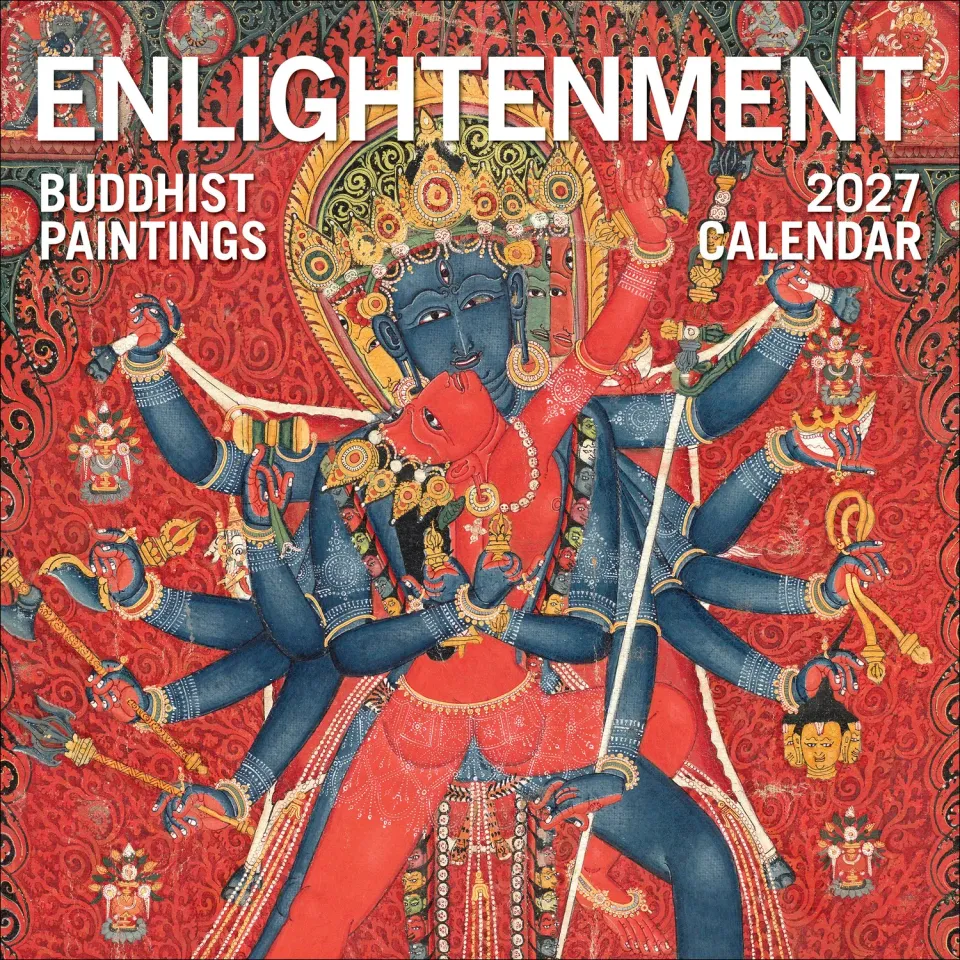 Pomegranate Enlightenment Buddhist Paintings 2027 vægkalender