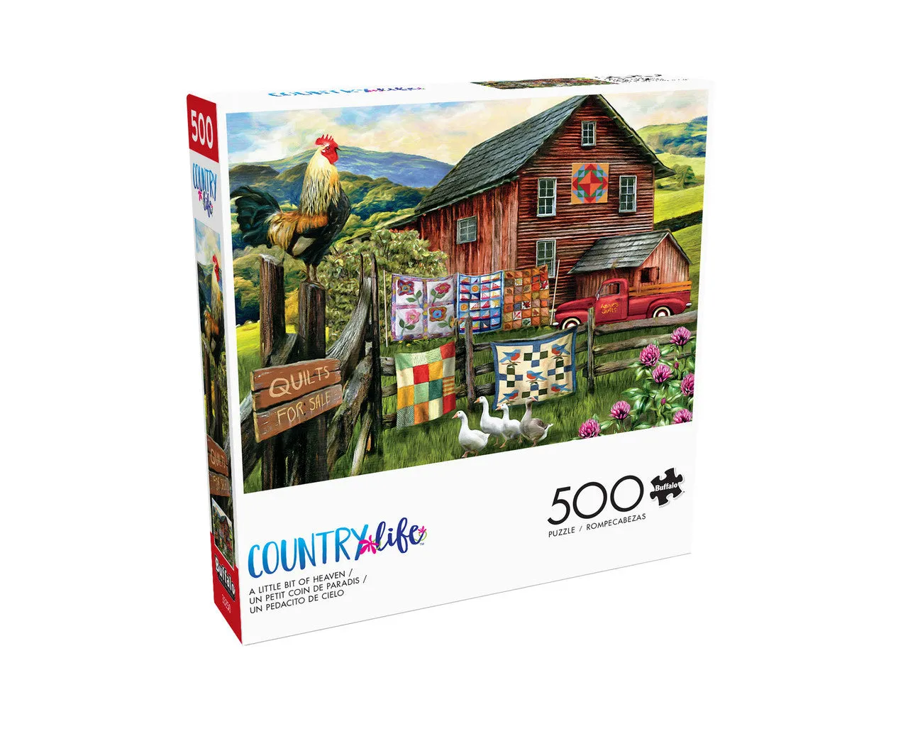 Buffalo Games Country Life A Little Bit of Heaven puslespil 500 brikker land