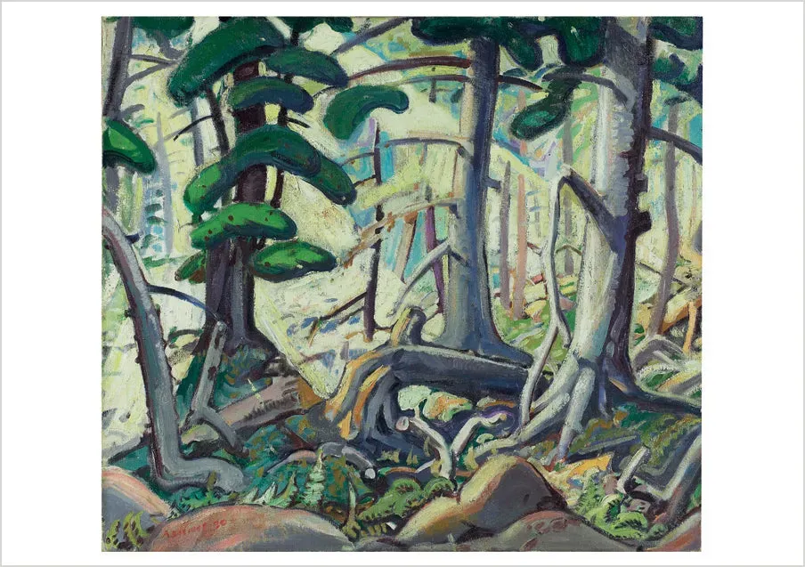 Pomegranate Arthur Lismer Sunlight in a Wood blankt kort