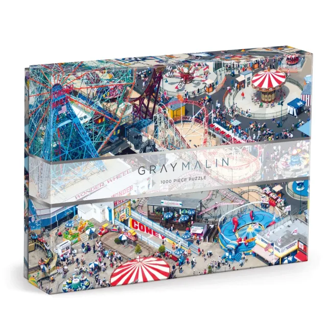 Galison Gray Malin Coney Island puslespil 1000 brikker foto
